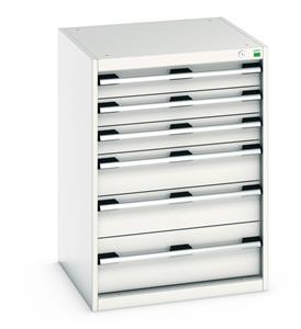 Bott Professional Cubio Tool Storage Drawer Cabinets 65cm x 65cm Drawer Cabinet 900 mm high - 6 drawers